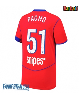 Paris Saint-Germain Willian Pacho #51 Tricou Fotbal Replică 2025-26 Barbati Treilea